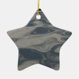 Reflektioner på vatten julgransprydnad keramik