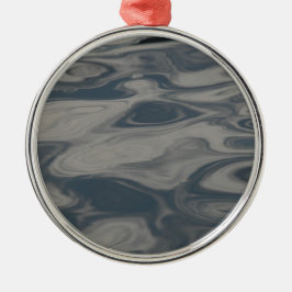 Reflektioner på vatten julgransprydnad metall