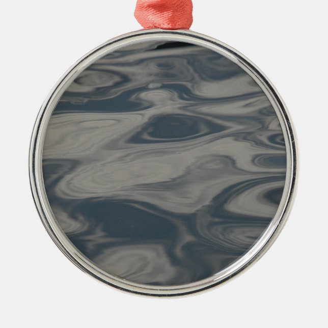 Reflektioner på vatten julgransprydnad metall (Framsidan)