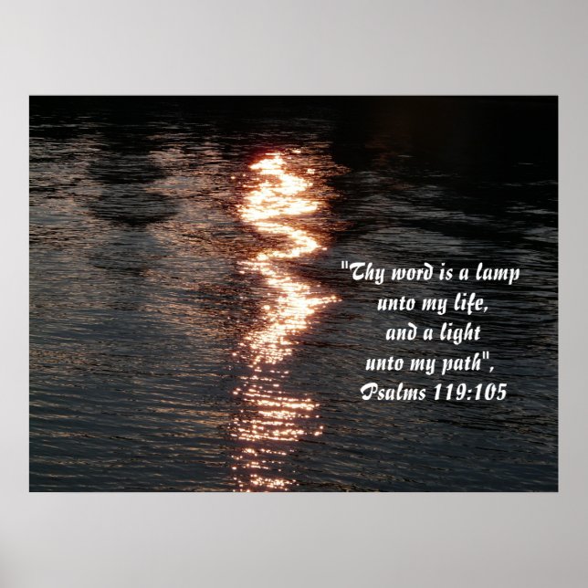 Reflektioner på Vatten/Skript Poster (Framsidan)