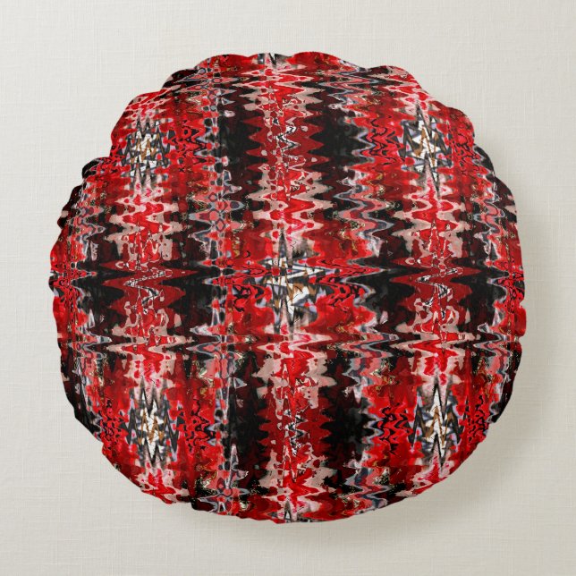 Reflektioner.... Rund Kudde (Framsidan)