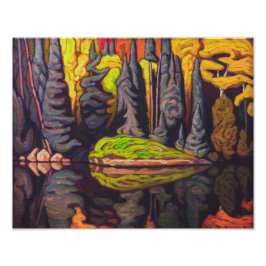Reflektioner, Sand Sjö, Algoma | Lawren Harris | Fototryck