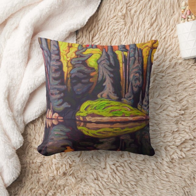 Reflektioner, Sand Sjö, Algoma | Lawren Harris | Kudde (Filt)