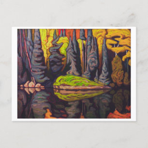 Reflektioner, Sand Sjö, Algoma Lawren Harris Vykort