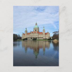 Reflektioner - Stadshall - Hannover Tyskland Vykort