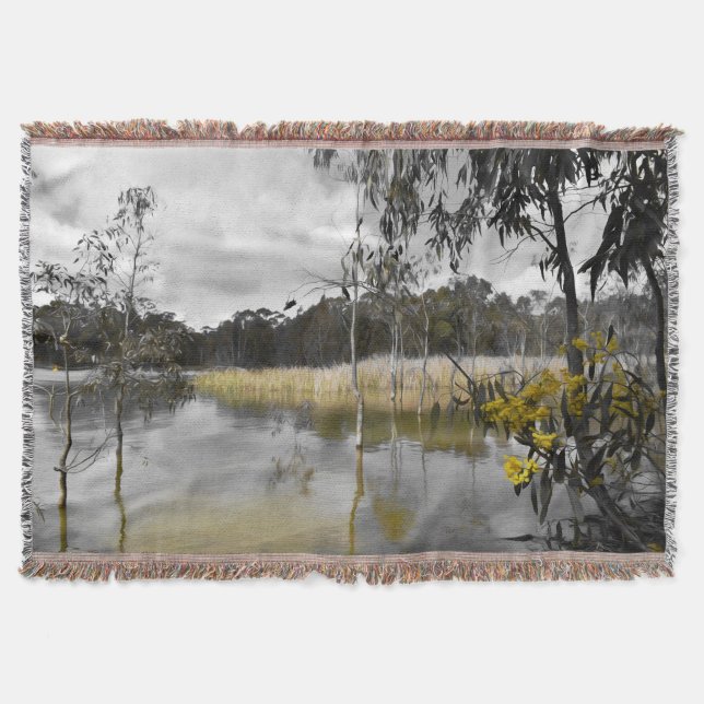 Reflektioner under Grått Himmel Filt (Framsidan)