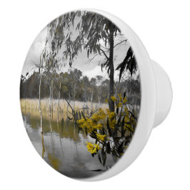 Reflektioner under Grått Himmel Knopp