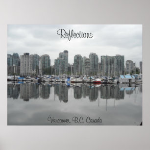 Reflektioner - Vancouver, B.C. Poster
