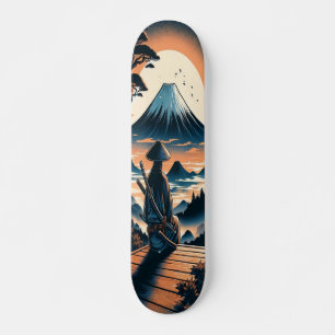 Reflektioner vid Mount Fuji Mini Skateboard Bräda 18,5 Cm