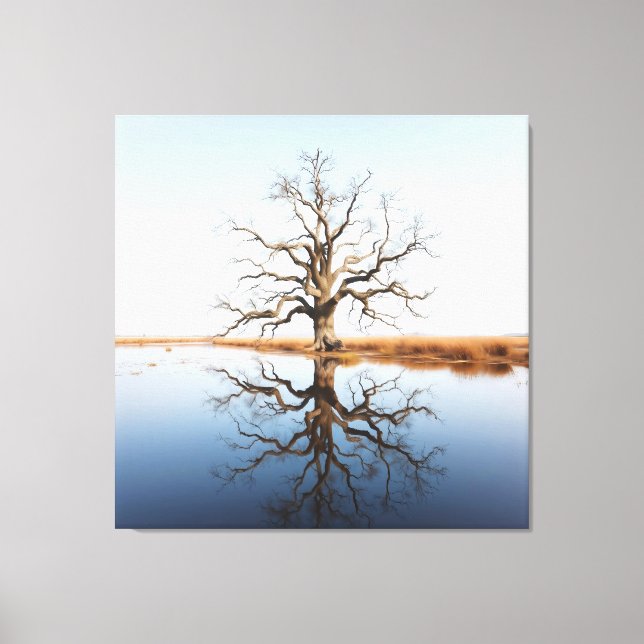 Reflektionerna Canvastryck (Framsida)