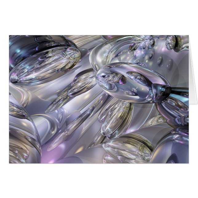 Reflektionsdesign nr 6 hälsningskort (Framsidan Horizontal)