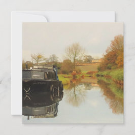 Reflektionskort för landsida Hälsning Anteckningskort