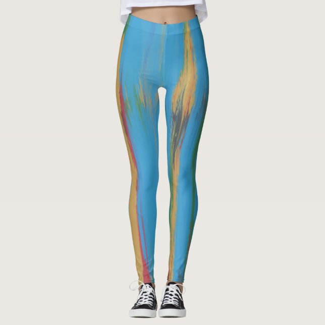 Reflektionslagar Leggings (Framsida)
