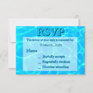 Reflektionsminimalism för Azure Turcos Bleu Vatten OSA Kort