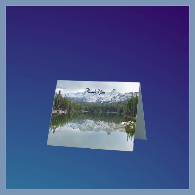 Reflektionsnotering av Tack Mountain Sjö Kort (Skapare uppladdad)