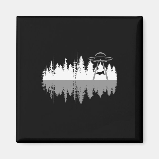 Reflektionsområde för träd, alienbortförande av ko magnet (Framsidan)