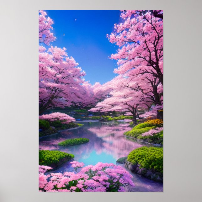 Reflektionsström, Vår Garden Poster (Framsidan)