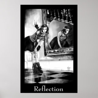Reflektionsutskrift Poster