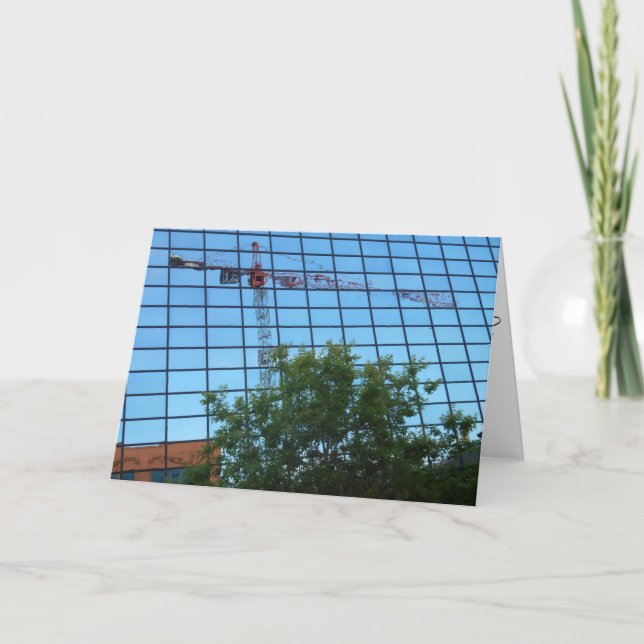 "Reflektiv konstruktion" Välmående-kort Kort (Framsida)