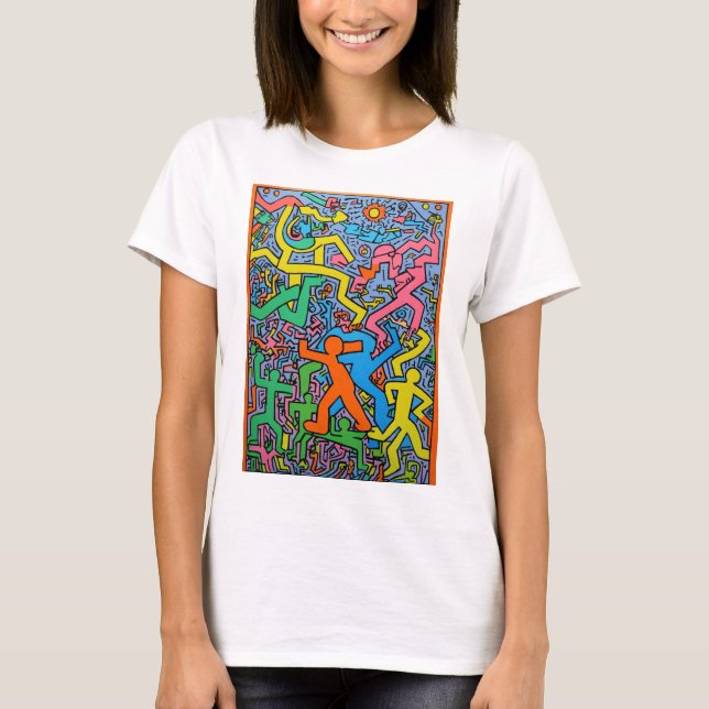 "Reflektiv strålning: Miralou Women's Tee" T Shirt (Framsida)