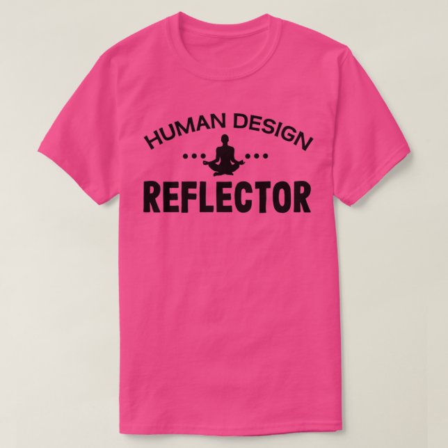Reflektorer för mänsklig konstruktion t shirt (Design framsida)