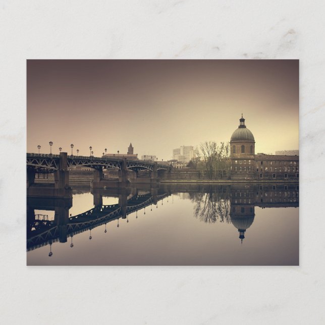 Reflets sur la Garonne - Toulouse - Vykort (Framsida)