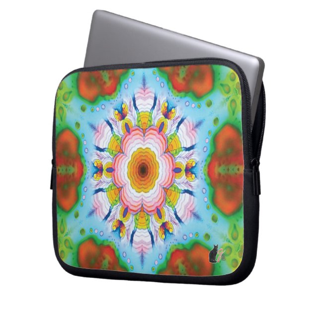 Reflex Kaleidoscope Laptop sleeve (Framsidan Vänster)