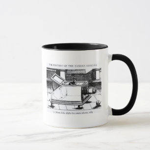 Reflexen boxas kameraobscura mugg