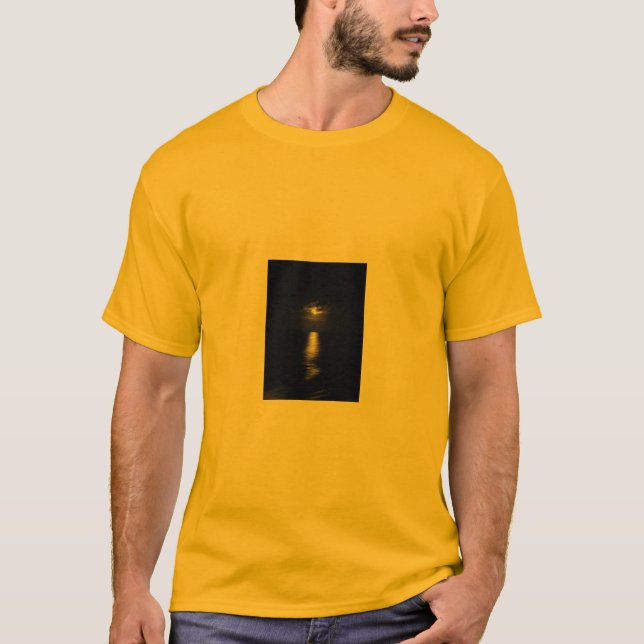 reflexion 6XL av måneT-tröja T Shirt (Framsida)