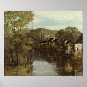 Reflexionen av Ornans, c.1872 Poster