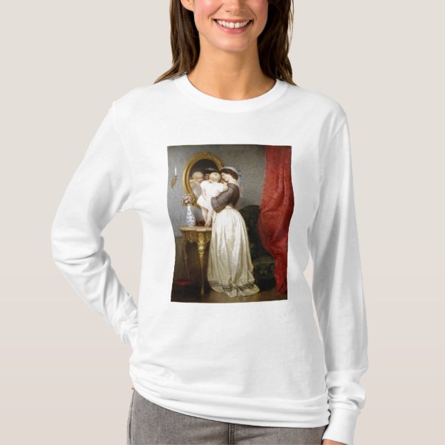 Reflexioner av Maternal kärlek Tee Shirt (Framsida)