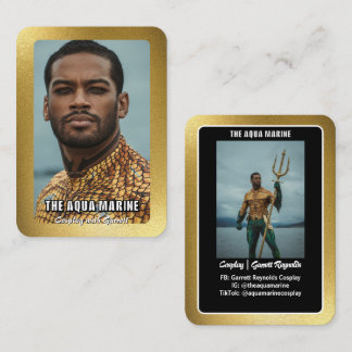 Reflexioner Guld Cosplay Coscard Visitkort