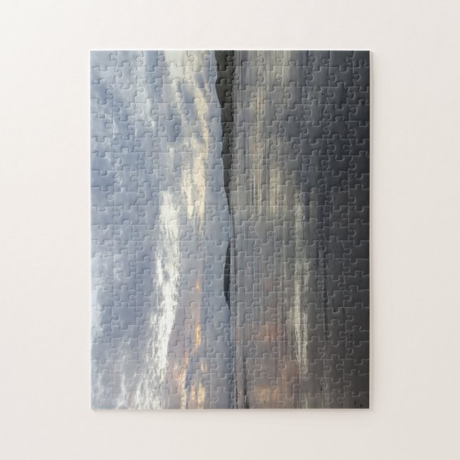 Reflexioner på pussel för foto för Gower (Vertikal)