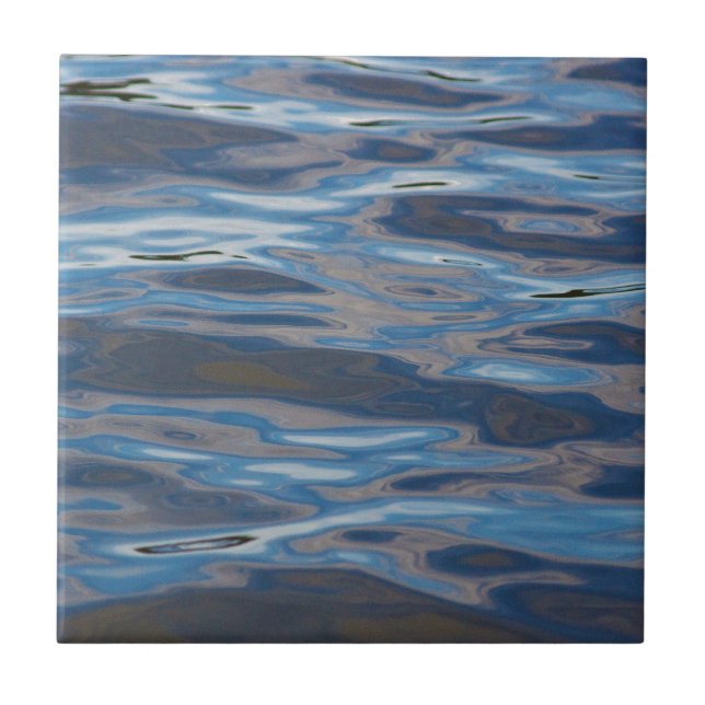 Reflexioner på vatten kakelplatta (Framsidan)