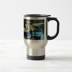 "Reflexions" tjurälg i vattentravel mug Resemugg