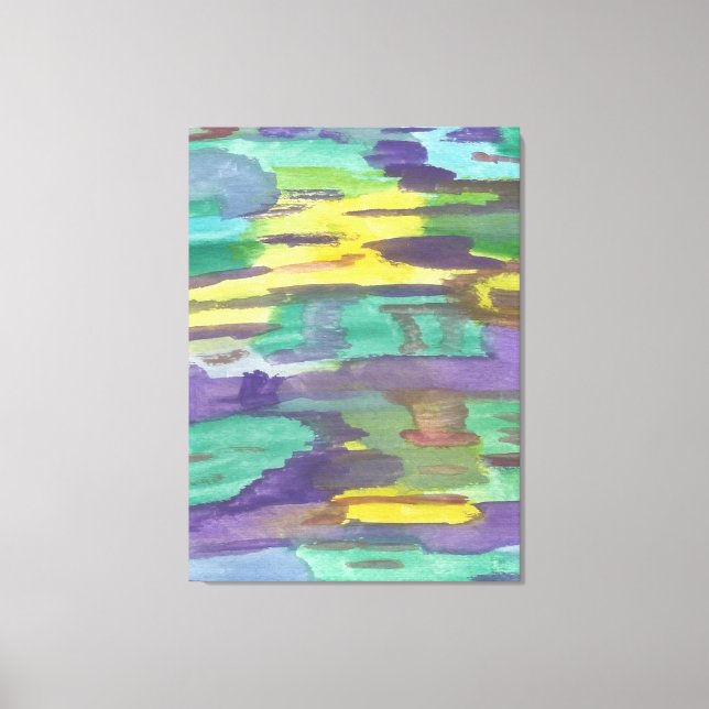 Reflexionsbilder, Abstrakt Art Canvastryck (Framsida)