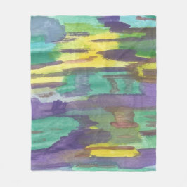 Reflexionsbilder, Abstrakt Art Fleecefilt