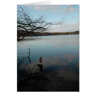 Reflexionsdamm Hälsningskort