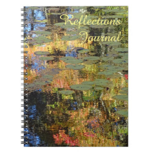Reflexionsjournal (med lilypads) anteckningsbok med spiral