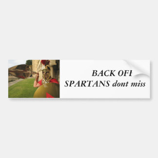 reflexionsspjut,         BAKSIDA AV SPARTANS gör Bildekal