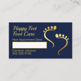 Reflexolog Chiropodist Pedicure Möte Visitkort