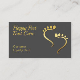 Reflexolog Podiatrist-förmånskort Visitkort
