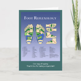 Reflexologidiagram Tack Kort