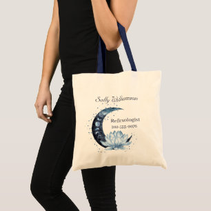 Reflexology Blue Lotus Flower Business Promotional Tygkasse