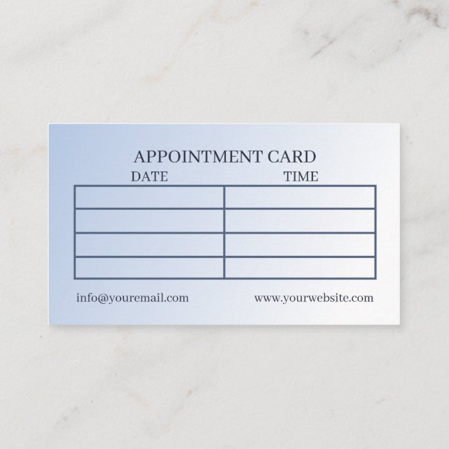 Reflexology Blue Lotus Flower Måne Multi Tidsbeställning Kort (Baksida)