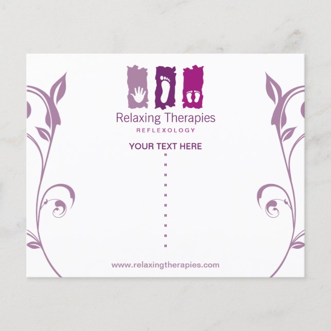 Reflexology Flyer (Framsidan)