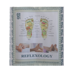 REFLEXOLOGY Fullt Kroppen Poster kroppens anda i s Anteckningsblock