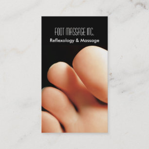 reflexology- och fotmassage visitkort