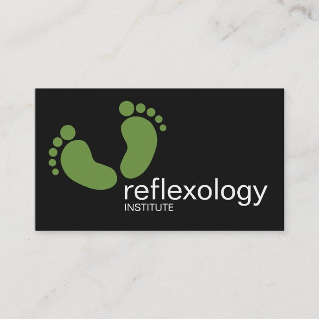 Reflexology Podology & PedicureNo1-visitkort Visitkort (Framsida)