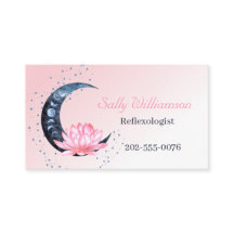 Reflexology Rosa Lotus Flower Måne